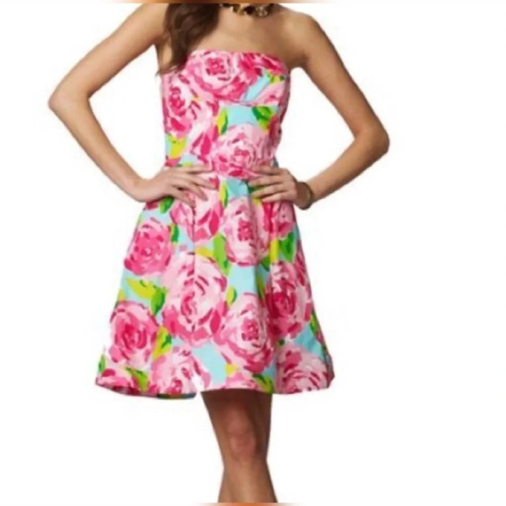 Lilly Pulitzer Hotty Pink First Impressions Dress - Picture 2 of 8